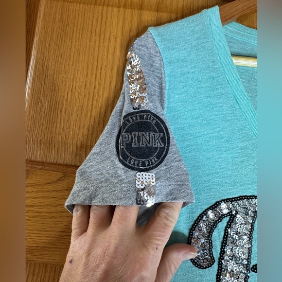 Pink VS Sequin Top - Picture 3 of 6